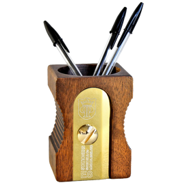 SUCK UK Pencil Sharpener Desk Tidy Natural